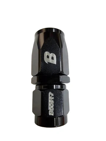A24-2577-BOOST Black 4AN Straight Female Aluminum Hose End Fitting