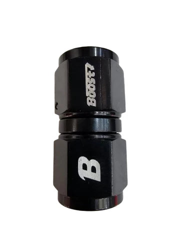 A24-2724-UNIVERSAL 10AN FEMALE TO 10AN FEMALE STRAIGHT SWIVEL COUPLER UNION FITTING ADAPTER ALUMINUM BLACK
