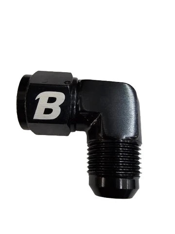A24-2695-BOOST -12AN Male To -12AN Female 90 Degree Swivel Coupler Fitting