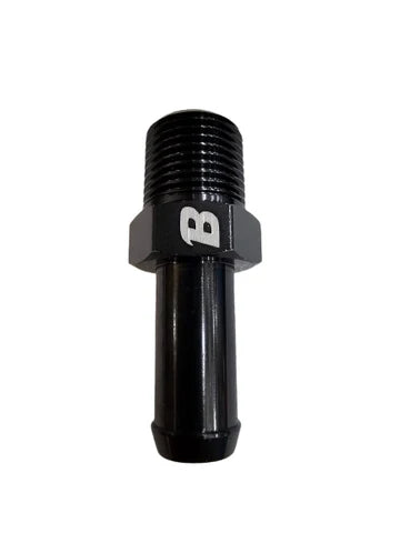 A24-2701-BOOST Straight 1/2" Hose to 3/8" NPT Male Hardware and Service Supplies Clamp BLACK