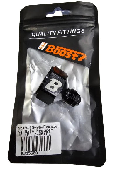 A24-2689-BOOST FEMALE TO MALE REDUCER ADAPTER FEMALE -10 TO -6 MALE