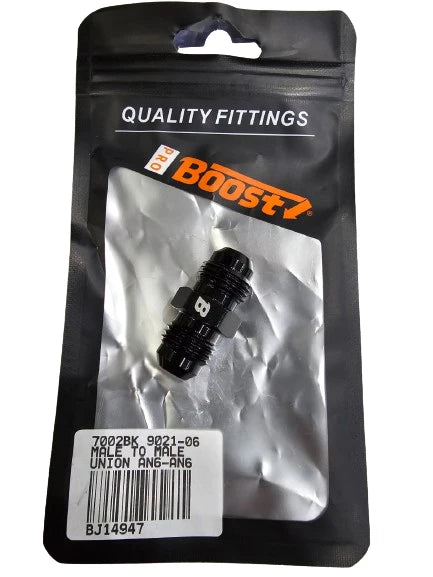 A24-2575-BOOST AN6 TO AN6 Male to M16x1.5 Aluminum Alloy Fittings Flare Union Adapter