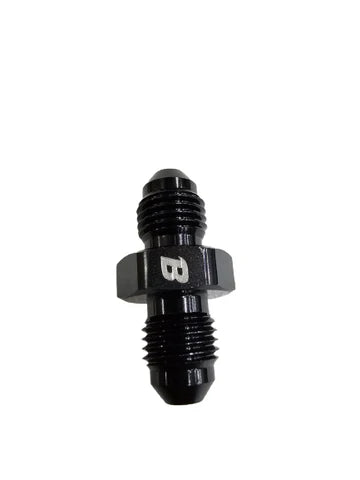 A24-2686-BOOST Male Flare Union -4AN - Black