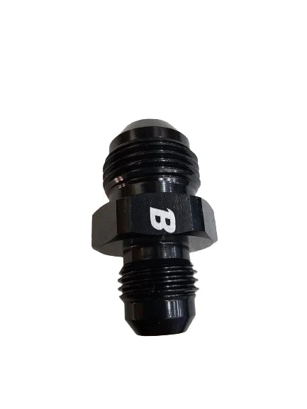 A24-2557-BOOST AN8 to AN6 Straight Male Flare Reducer Fitting Adapter