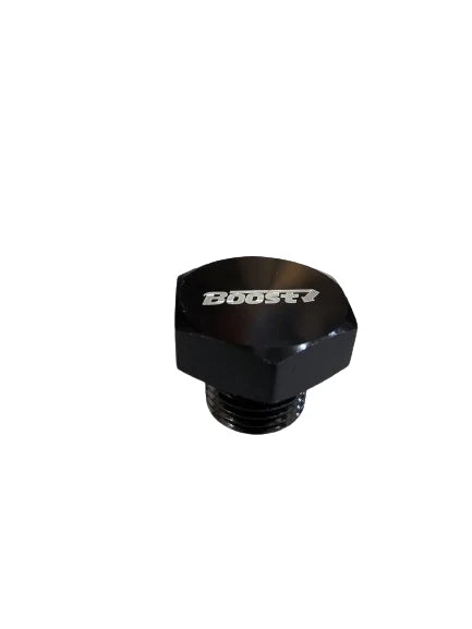 A24-2672-BOOST -6AN Port Plug 9/16-18 - Black