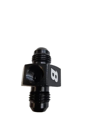 A24-2682-BOOST Male AN6 To With 1/8" NPT 6AN Side Port Gauge Sensor Coupler Black Adapter