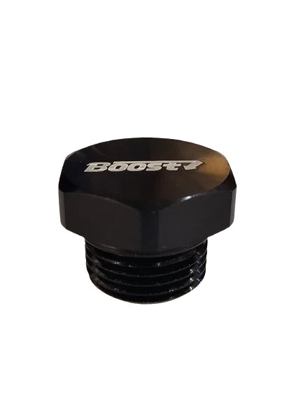 A24-2669-BOOST -8 AN AN8 Aluminum Male Flare Plug Fitting with 8AN ORB O Ring Boss Thread 3/4-16 Seal Nut Block Off Cap Adapter