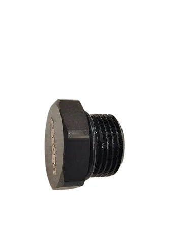 A24-2669-BOOST -8 AN AN8 Aluminum Male Flare Plug Fitting with 8AN ORB O Ring Boss Thread 3/4-16 Seal Nut Block Off Cap Adapter