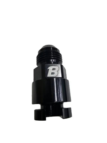 A24-2649-BOOST 8AN Male Flare to 5/16" SAE Quick Disconnect Female Push On EFI Fitting Adapter