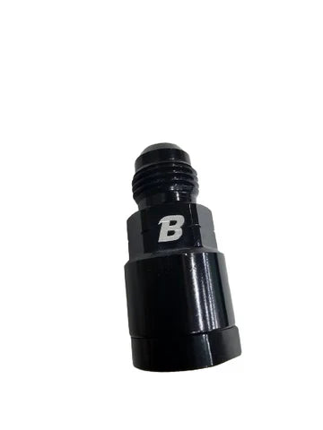 A24-2573-BOOST Fuel Line EFI Adapter Fitting AN6 Male To 3/8" Quick Disconnect Hardline Push In