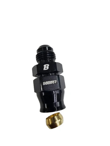 A24-2648-BOOST AN6 Male To 3/8 Thread Tube Hardline Fuel Line Fitting Adapters Compression