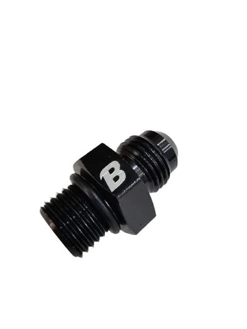 A24-2641-BOOST وصلة محول من نوع -6AN Flare إلى AN Straight Cut Thread (9/16-18) مع حلقة O-Ring 