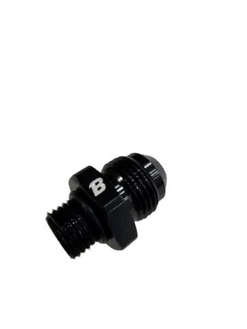 A24-2530-BOOST AN8 8AN to AN6 6AN Male Adapter Fitting Black