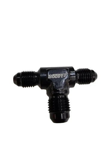 A24-2598-BOOST T FITTING AN6-4X4 Tee Block Aluminum