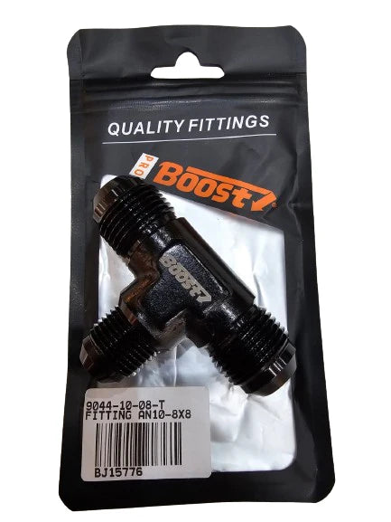 A24-2591-BOOST T FITTING AN10-8X8 Aluminum Tee T-Piece Adapter