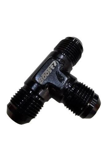 A24-2590-BOOST T FITTING AN10-10X10 Tee T-piece Fitting Adapter Aluminum Black