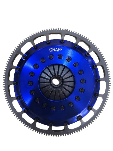 A24-3339-GRAFF 8.5" 215MM TWIN Plates Race Clutch Kit For Toyota Landcruiser 1FZ-FE