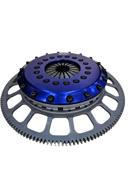 A24-3339-GRAFF 8.5" 215MM TWIN Plates Race Clutch Kit For Toyota Landcruiser 1FZ-FE