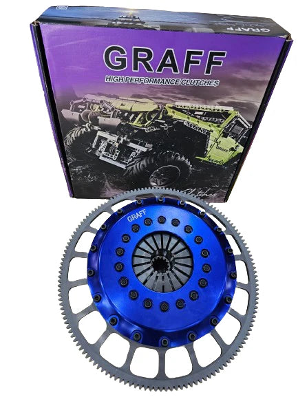 A24-3339-GRAFF 8.5" 215MM TWIN Plates Race Clutch Kit For Toyota Landcruiser 1FZ-FE