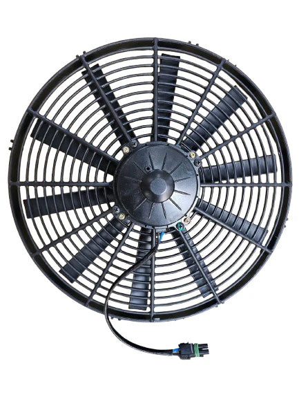 A24-1019-BOOST FAN 16" High Performance Puller Fan with Curved Blades, 12V