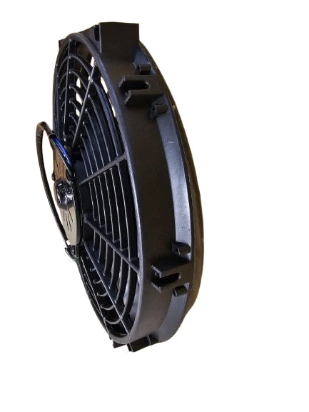 مروحة A24-1100-BOOST ذات شفرات منحنية 12 بوصة بقدرة 80 واط، مروحة عالمية