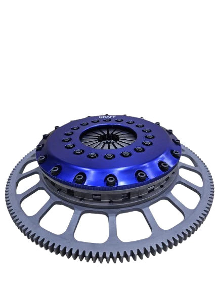 A24-3334-GRAFF 8.5" 215MM TWIN Plates Race Clutch Kit For Toyota Landcruiser 1FZ-FE GEN2-SPRING