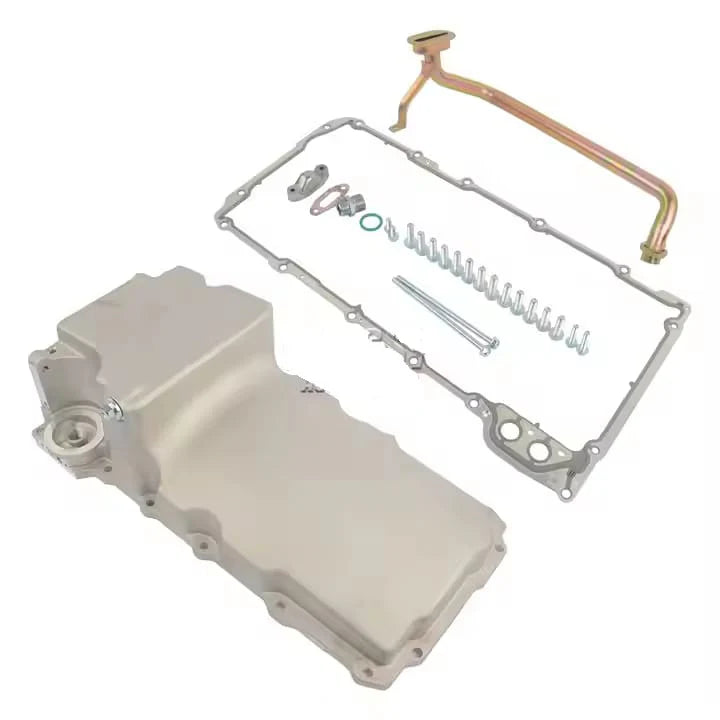 A24-2320-Oil Pan For LS Swap Retrofit Aluminum Oil Pan LS1 LS2 LS3 LS6 Rear Sump Pick Up Gasket