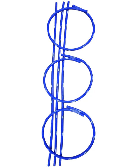 A24-1996-16mm 3 layers Polyester 1 Meter Silicone Straight Hose blue Silica gel tube For Car engine Universal High temperature pipe