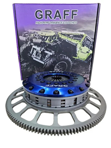 A24-3331-GRAFF 8.5" 215MM Triple Plates Race Clutch Kit For Toyota Landcruiser 1FZ-FE