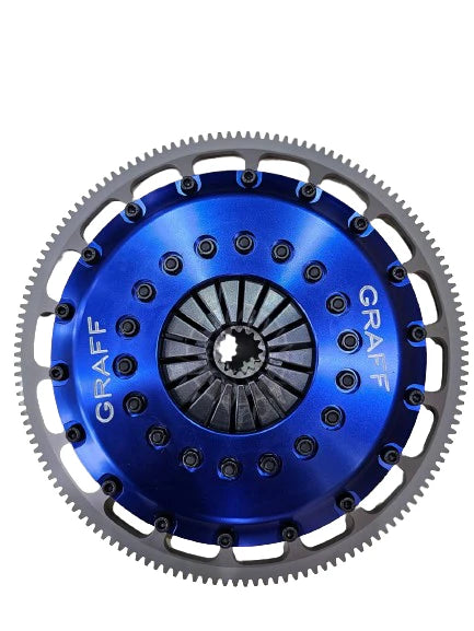 A24-3331-GRAFF 8.5" 215MM Triple Plates Race Clutch Kit For Toyota Landcruiser 1FZ-FE