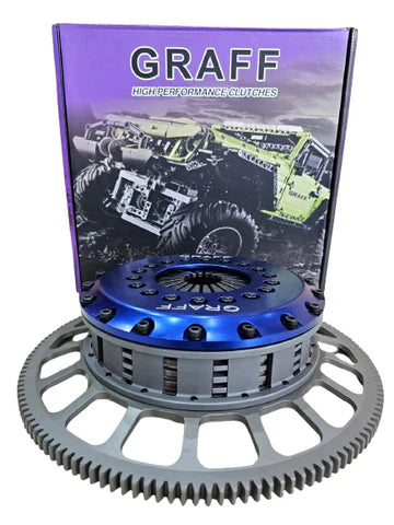 A24-3330-GRAFF 8.5" 215MM Quad Plates Race Clutch Kit For Toyota Landcruiser 1FZ-FE(4 Plate)