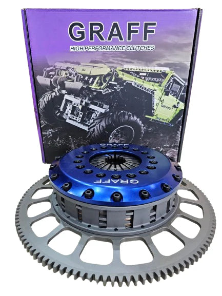 A24-3328-GRAFF High Performance 8.5" 215MM Quad plate Race Clutch Kit for Tb48(4 Plate)