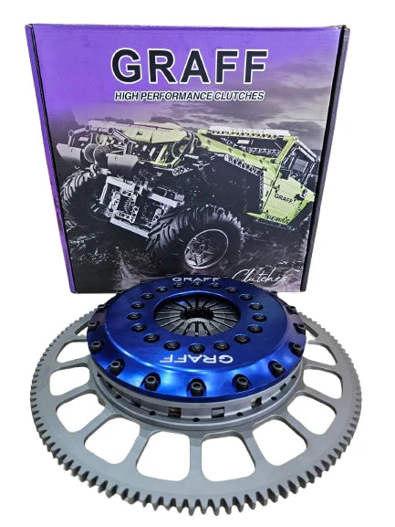 طقم قابض سباق عالي الأداء A24-2997-GRAFF ثنائي الألواح 8.5 بوصة 215 مم لـ Tb48