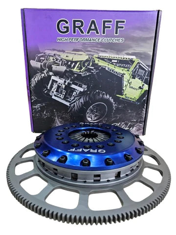 A24-3327-GRAFF 8.5" 215MM Twin Plates Race Clutch Kit For LS Engine and Gear