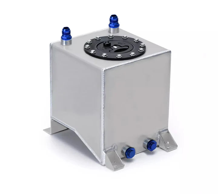 A24-2111-Universal 2.5 Gallon 10L Fuel Cell Tank Aluminum Polished