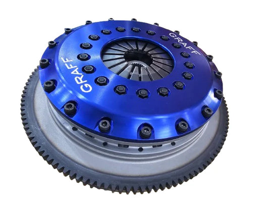 A24-3296-GRAFF Twin Plate Clutch Kit, TR2CD Billet Aluminum Cover VQ35HR VQ37VHR - Nissan 350Z / Infiniti G35 G37 Q60