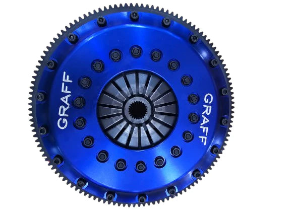 A24-3296-GRAFF Twin Plate Clutch Kit, TR2CD Billet Aluminum Cover VQ35HR VQ37VHR - Nissan 350Z / Infiniti G35 G37 Q60