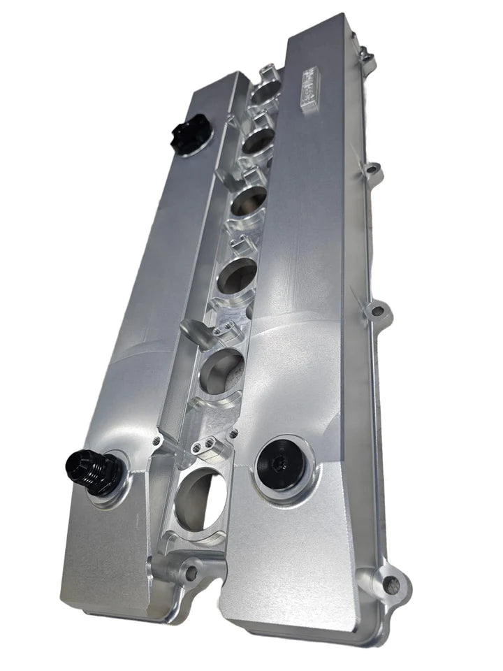 A24-2306-SPEEDWORKS TOYOTA 2JZ-GE VVTI SINGLE PIECE BILLET VALVE COVER SILVER