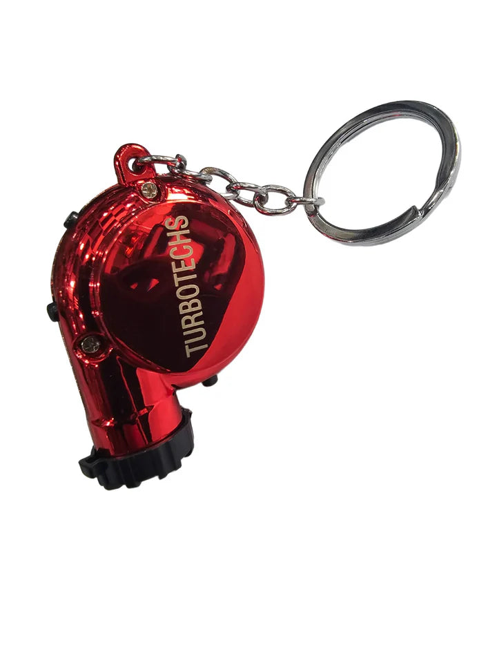 A24-2022-Turbotechs Keychain Turbo Keychain, Creative Multicolor Hot Sleeve Bearing Spinning Turbine Turbocharger Keychains Keyring