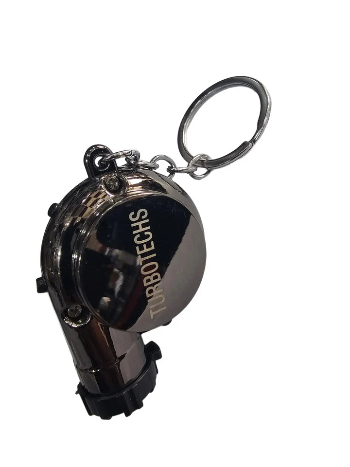 A24-2022-Turbotechs Keychain Turbo Keychain, Creative Multicolor Hot Sleeve Bearing Spinning Turbine Turbocharger Keychains Keyring