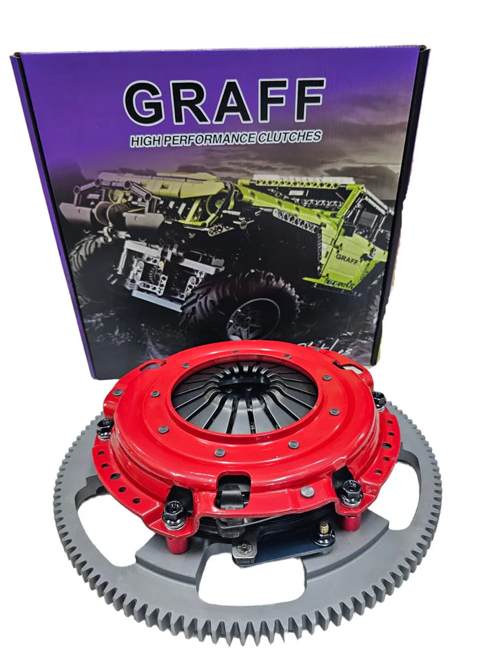 A24-3059-GRAFF HD RACING X CLUTCH NISSAN TB48 TWIN PLATE Chromoly Flywheel