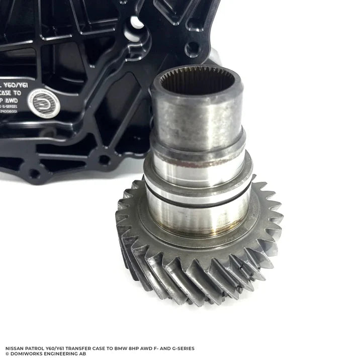 A24-3051-DomiWorks Engineering AB Nissan Patrol Y60/Y61 Transfer Case Adapter Kit - BMW 8HP AWD