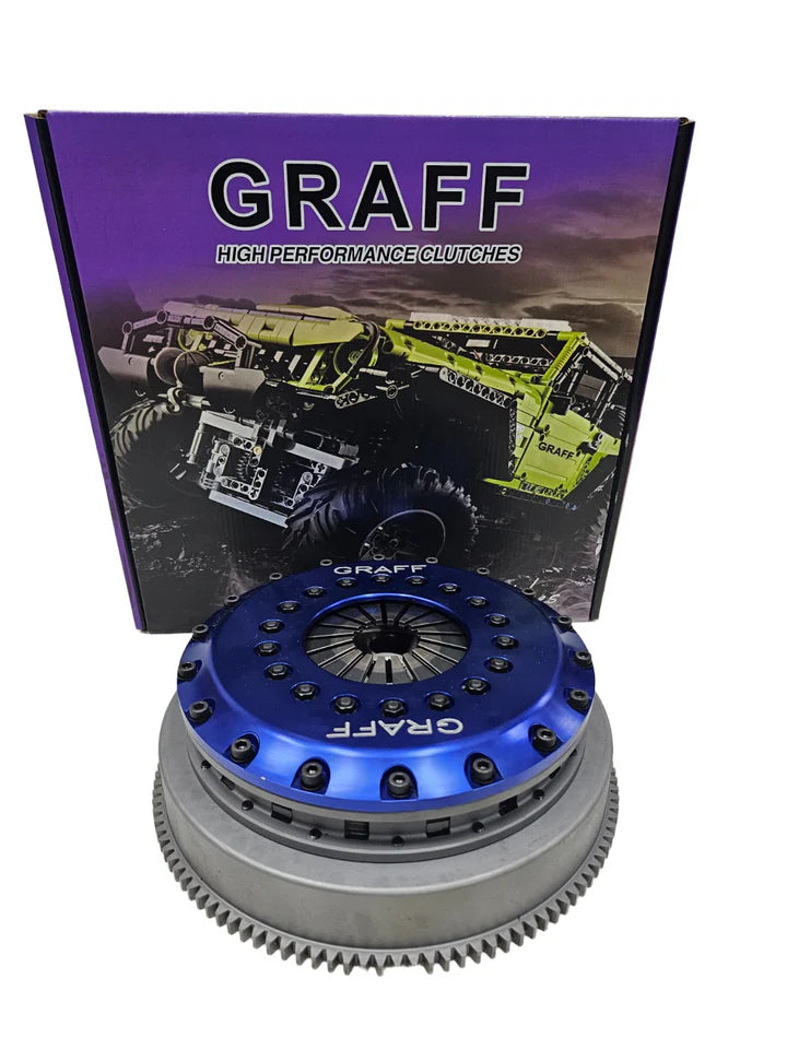 A24-3047-GRAFF RACING Twin Plate Clutch Kit For Mitsubishi EVO 4-9 4G63