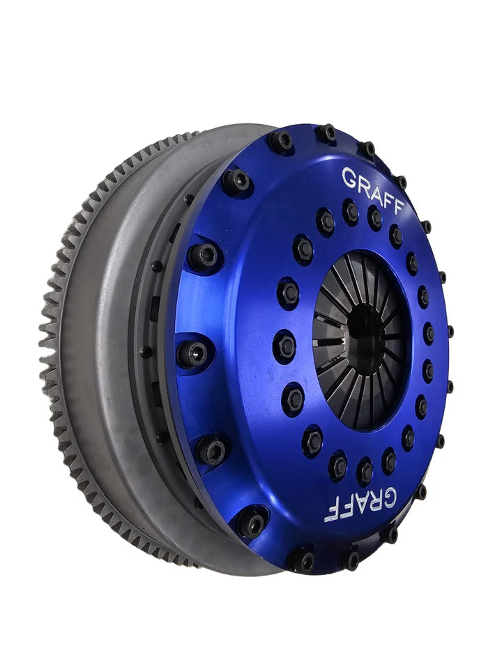 A24-3047-GRAFF RACING Twin Plate Clutch Kit For Mitsubishi EVO 4-9 4G63