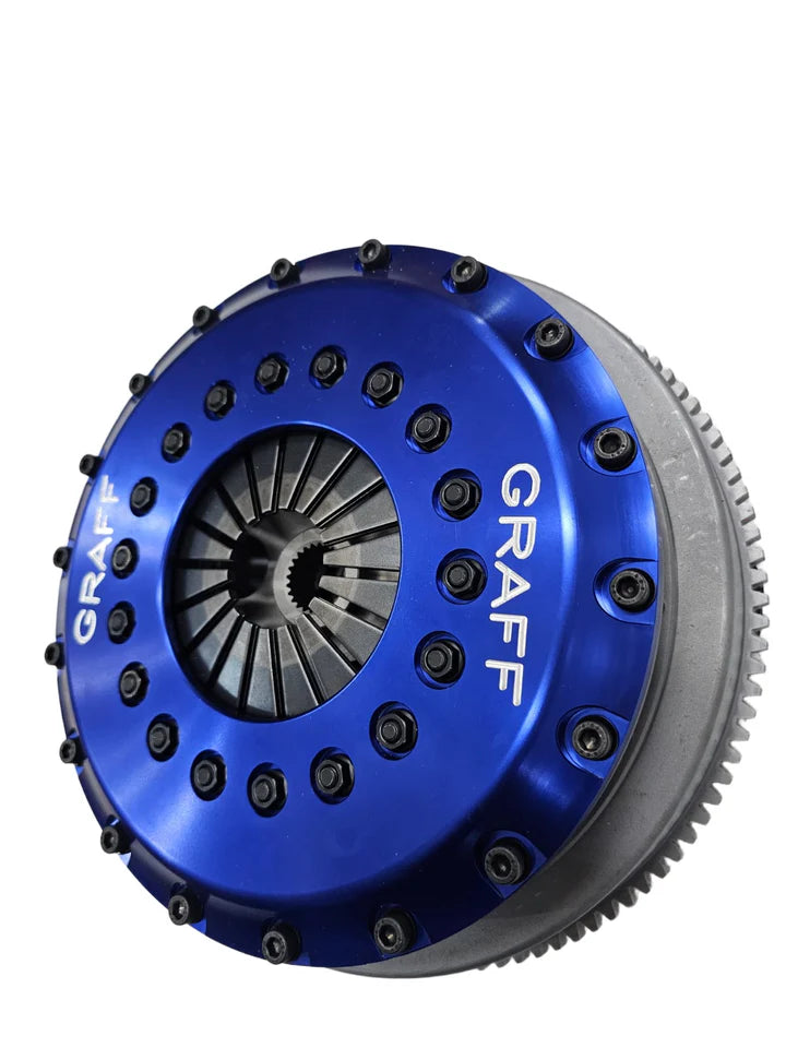 A24-3047-GRAFF RACING Twin Plate Clutch Kit For Mitsubishi EVO 4-9 4G63
