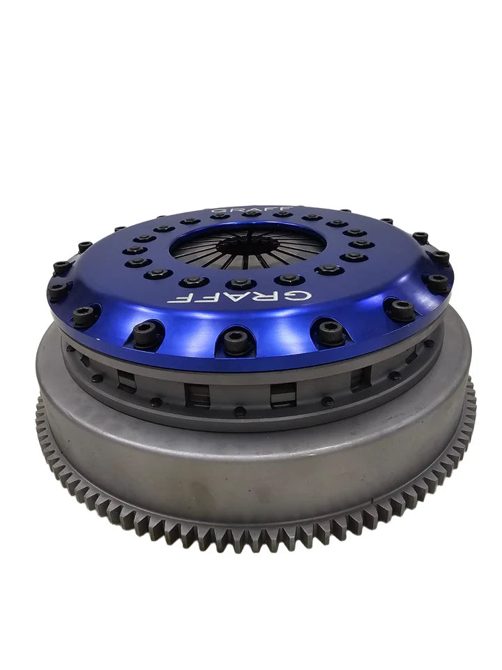 A24-3047-GRAFF RACING Twin Plate Clutch Kit For Mitsubishi EVO 4-9 4G63