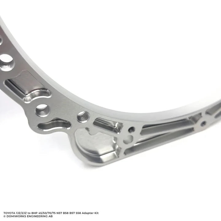 A24-3046-DomiWorks Engineering AB-1JZ/2JZ to 8HP 45/50/70/75/76 N57 B58 B57 S58 ADAPTER KIT