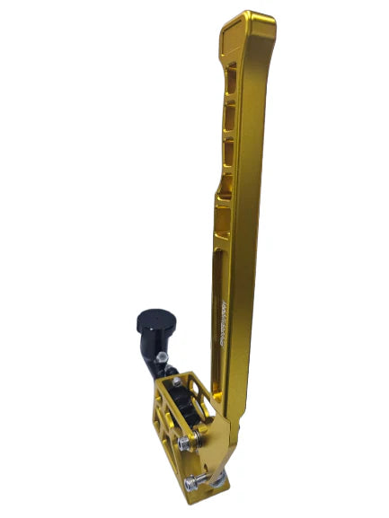 A24-3461-GD-CNC Billet E Brake With Cylinder 0.75 Golden
