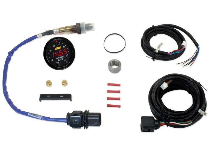 A24-1361-AEM Electronics Black bezel X-Series Wideband UEGO AFR Sensor Controller Gauge 30-0300
