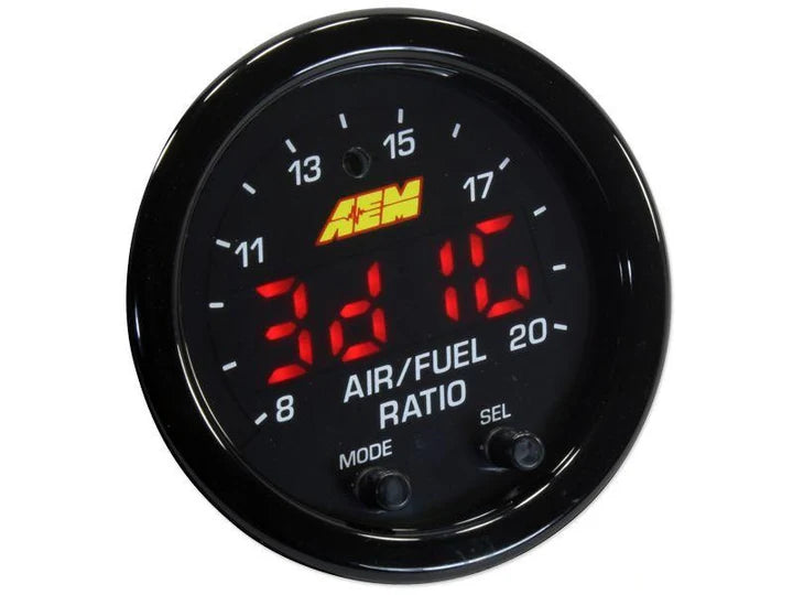 A24-1361-AEM Electronics Black bezel X-Series Wideband UEGO AFR Sensor Controller Gauge 30-0300